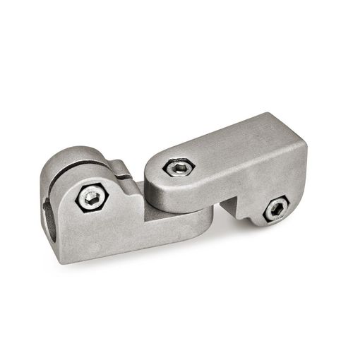 Round tube connector GKT stainless steeladjustable