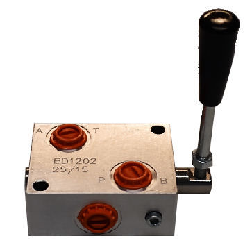 Spool hydraulic directional control valve BD1202lever-operatedmonobloc