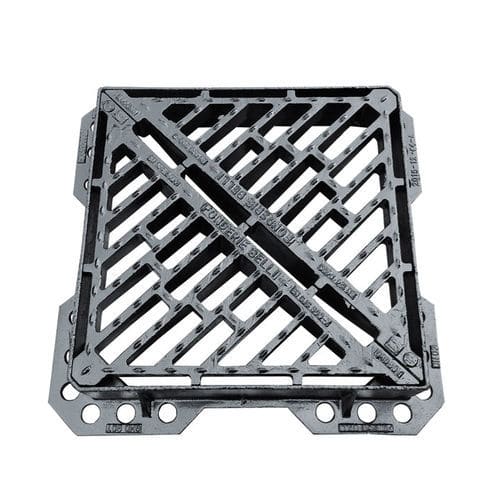 Metal grating GHD seriesnon-slipmanhole coverfor parking lots