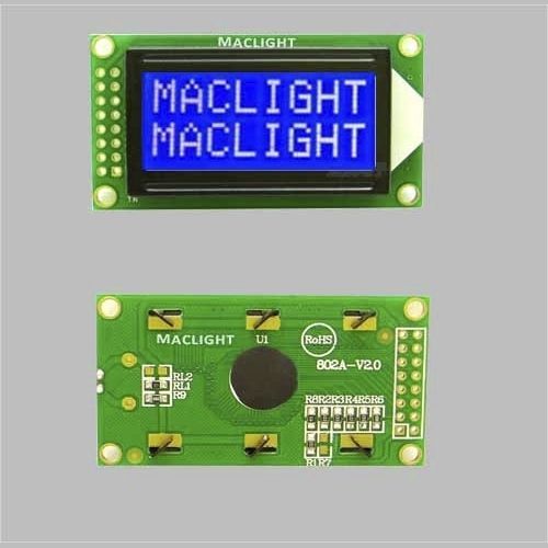 Модуль монохромного дисплея MLC802Y-1LCD STN2-lineсиний режим