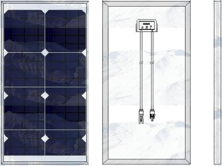 Монокристаллическая кремниевая солнечная панель SFED-G30MIP65