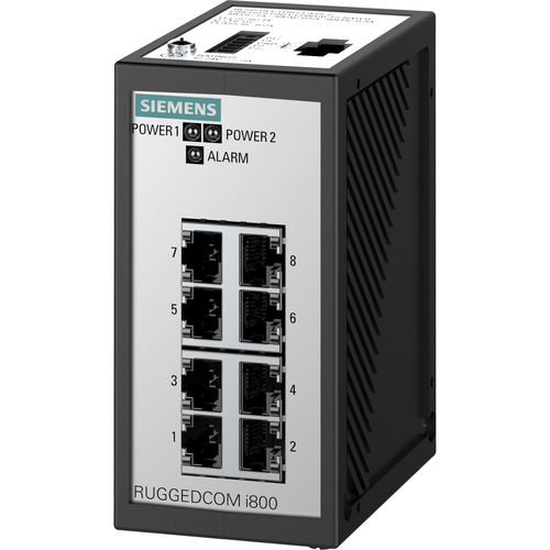 Managed ethernet switch RUGGEDCOM i8008 portsgigabitcompact