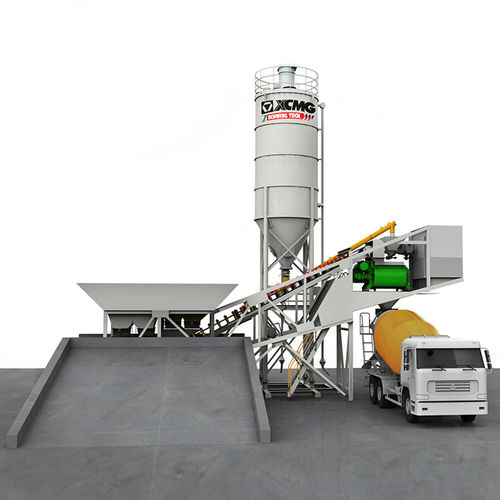 Mobile concrete batching plant HZS60VY