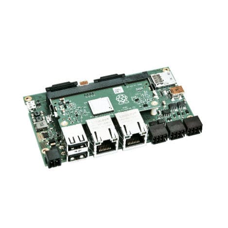 Одноплатный компьютер ARM® Cortex A53 BL Pi-Tron CM3+USB 2.0промышленныйдвойной Ethernet