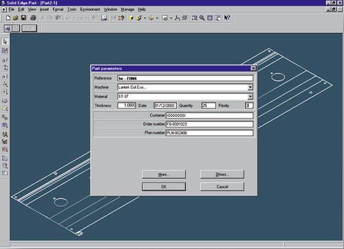Программное обеспечение для проектирования Lantek Flex3d Solid Edge ® для листового металла3D2D