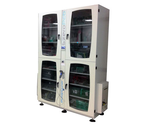 Storage cabinet SzeroPCBwith legshinged doormetal
