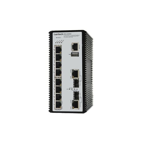 Управляемый коммутатор Ethernet серии IGS-3208C10 портовгигабитная DIN-рейка