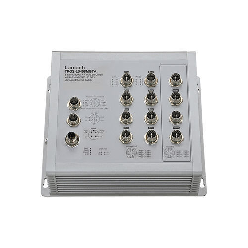 Managed ethernet switch TPGS-L5408MGTA series12 portswith housingwall