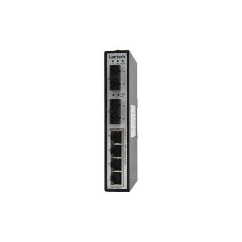 Неуправляемый Ethernet-коммутатор серии IES-0204FT6 портов DIN-рейка