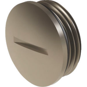 Round plug OMBK 01threadednickel-plated brassnickel