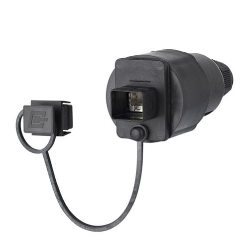 Разъем для передачи данных E-DAT Industry V4RJ45розеткаpush-pull