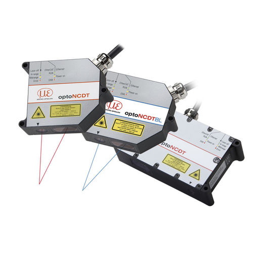 Linear displacement sensor optoNCDT 2300non-contactlaser triangulationtransparent