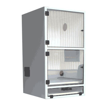 Protective cabinet CPA 3with legsshelfthermoplastic