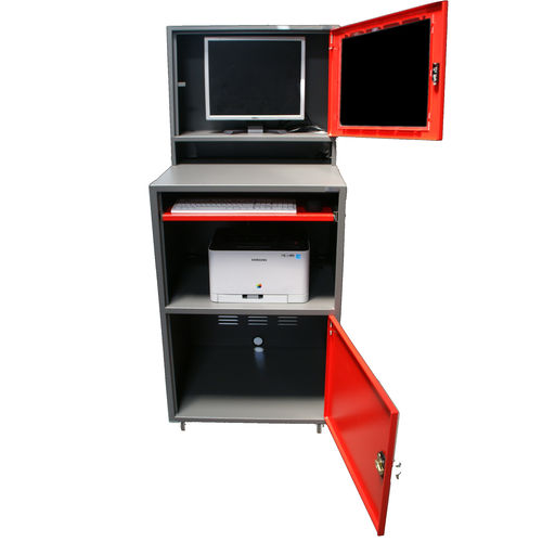 Office cabinet floor-mountedfor computerlockable