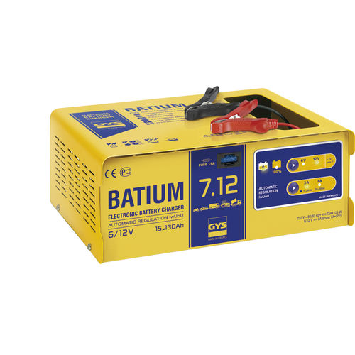 Зарядное устройство для мобильных аккумуляторов BATIUM 7-12свинцово-кислотноедля автомобиляавтоматическое