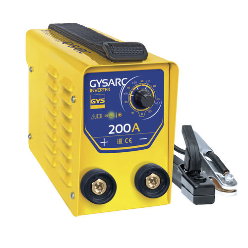 Inverter welder GYSARC 200MMAsingle-phase