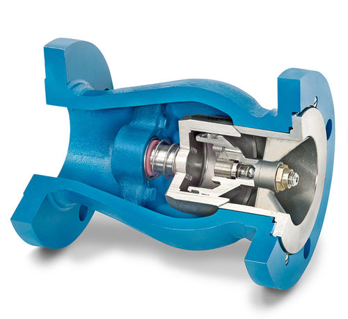 Disc check valve PDC® for gasflangestainless steel