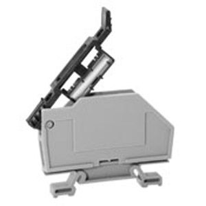 DIN rail-mounted terminal block 43446 seriesscrew connectionlever-operatedplastic