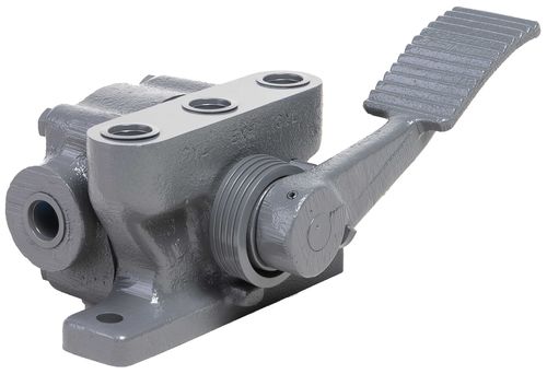 Disc valve foot-operatedregulatingfor air
