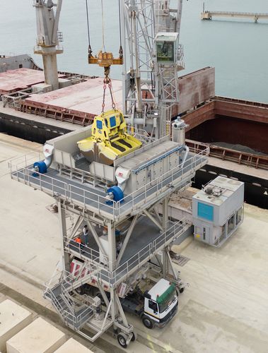 Unloading hopper ECOfor clinker