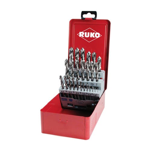 Solid set of drill bits 21421 seriesfor plasticsfor cast ironfor brass