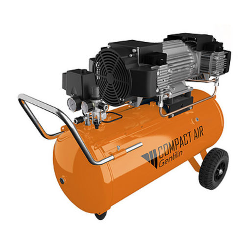 Piston compressor EK480/100airelectrically-poweredon casters