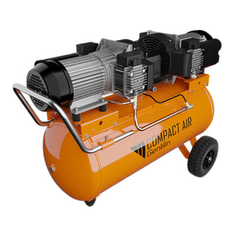 Piston compressor C480/100airelectrically-poweredon casters