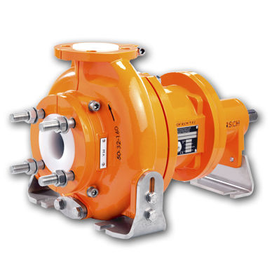 Acid pump ECM for solventsfor basesmagnetic-drive