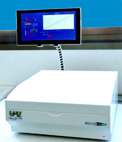 Спектрофотометр видимого диапазона UVmc TouchSnakeUV-VisUV-Vis-NIRдвухлучевой