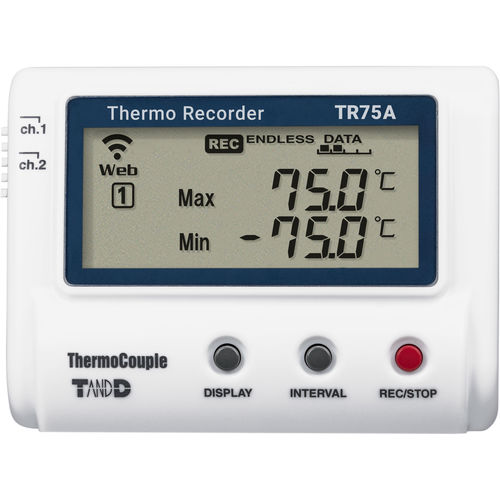 Регистратор данных температуры TR75AUSBBluetoothWiFi