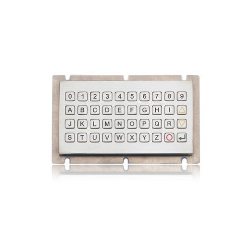40-клавишная клавиатура K-TEK-B80KP-40-IT-DWPпанельныйнержавеющая стальвандальная