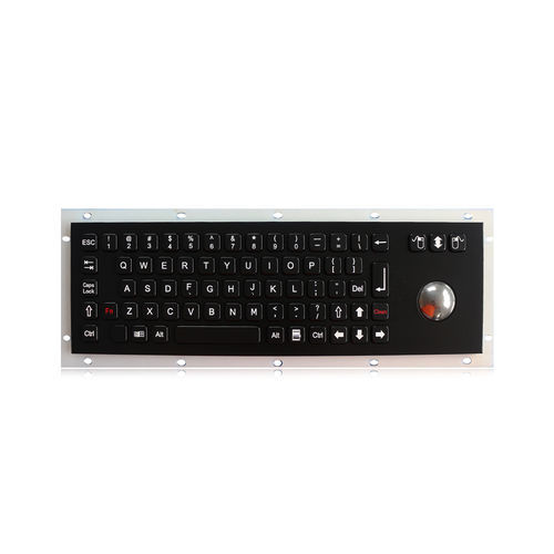 Панельная клавиатура K-TEK-A343-OTB-BT-DWPс 3-мя клавишами мыши71-клавишнаяс трекболом