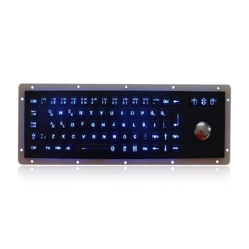 Клавиатура панельная K-TEK-A343-OTB-BL-BT-DWPс механическими клавишамис 3-мя клавишами мыши71-клавишная