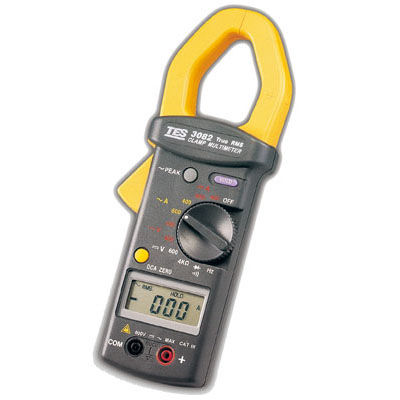 Мультиметр с клещами True RMS TES-3082цифровой портативный600 В