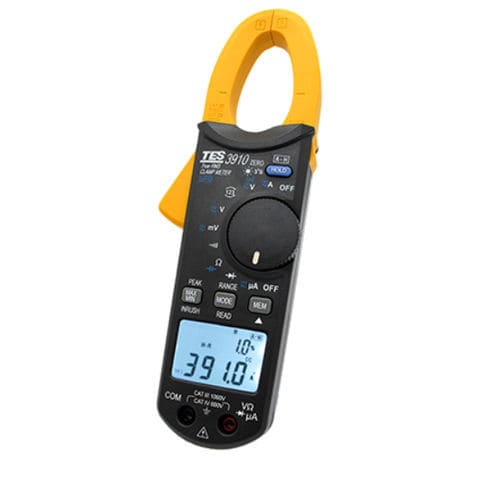 Мультиметр с клещами True RMS серии TES-390цифровой портативный1000 В