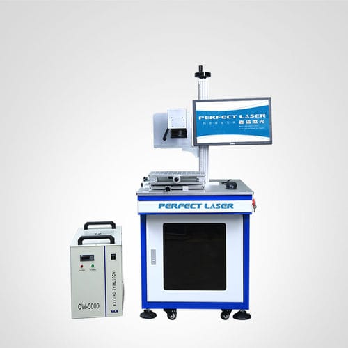 Fiber laser marking machine PE-UV-3W 5W 10WUV lasermetalglass