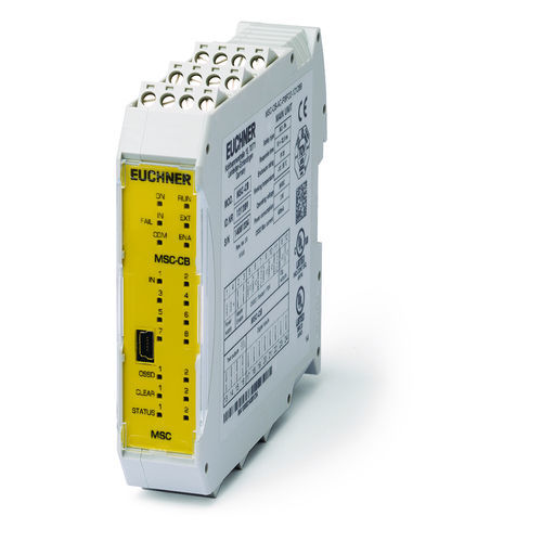 Safety relay MSC-CB-AC-FI8FO2-121289DIN railplug-inmodular