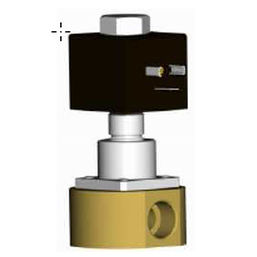 Pilot-operated solenoid valve 21224 CRYO series2-wayNCbrass