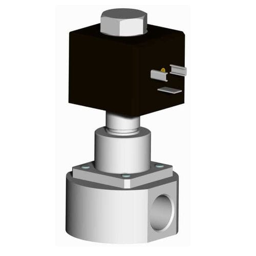 Pilot-operated solenoid valve 21225 CRYO series2-wayNCstainless steel