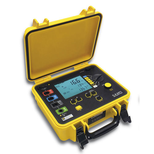 Earth impedance tester C.A 6471continuityearth resistivityground