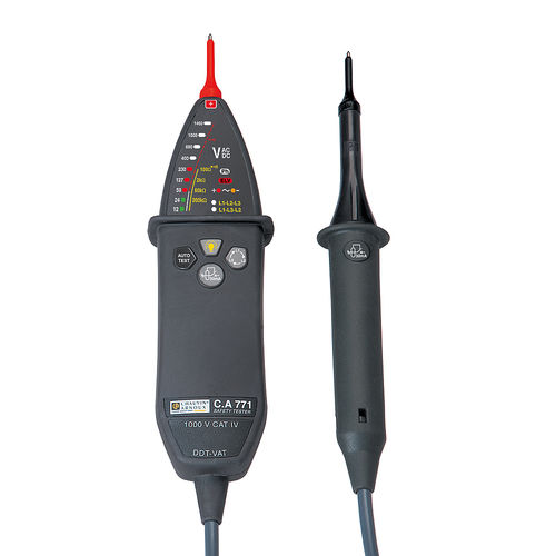 Voltage tester CA 771continuityphasefor electrical installations