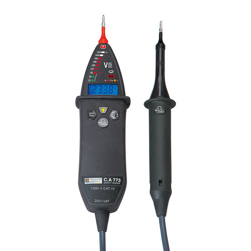 Voltage tester CA 773continuityphasefor electrical installations