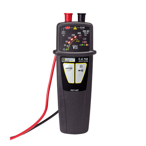 Voltage tester C.A 742continuityphase sequencephase