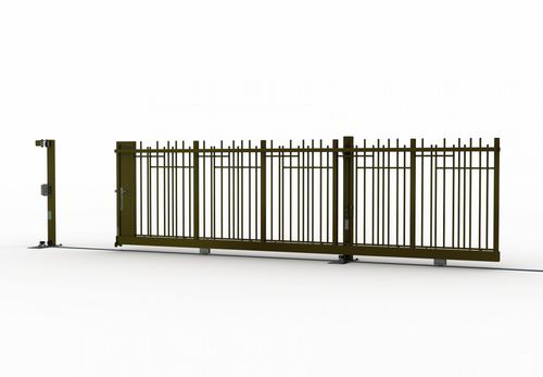 Откатные ворота ALLIX®механизированныеручныепромышленные
