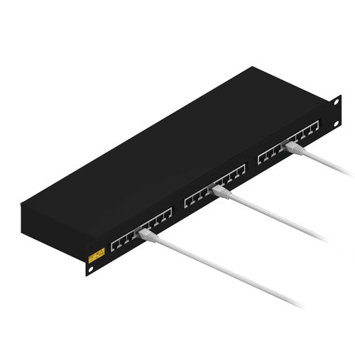 Сетевой фильтр компьютерной сети ATLAN 8/24RJ45вставной19 стойка