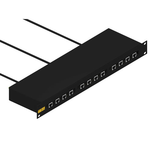 Сетевой фильтр компьютерной сети ATLAN 12 CAT6для линии Cat6RJ45plug-in
