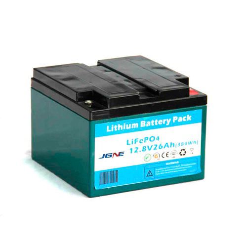 LiFePO4 battery 12.8V26AHfor marine applicationsfor solar applicationsfor emergency lighting