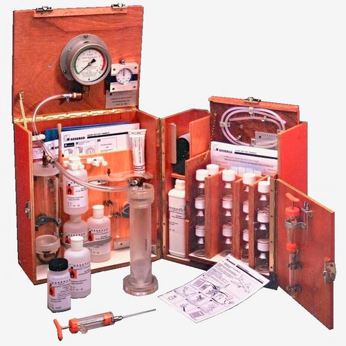 Water test kit WTGC-96-10000for oilfor the aeronautical industryportable