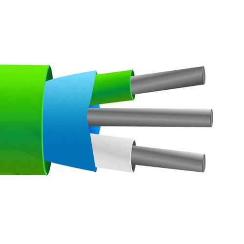 Waterproof electrical cable multi-strandcopperMylar-shielded