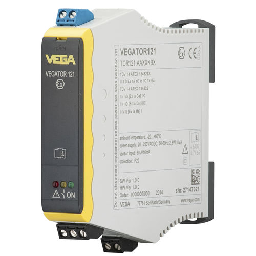 Разделитель сигналов на DIN-рейку VEGATOR 121одноканальныйдля измерения уровня